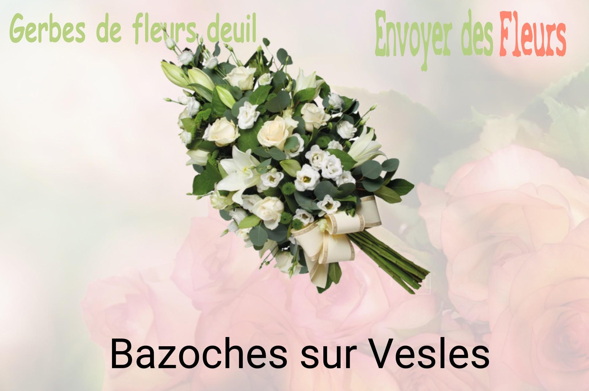 Gerbe de fleurs de deuil livrée à Bazoches-sur-Vesles